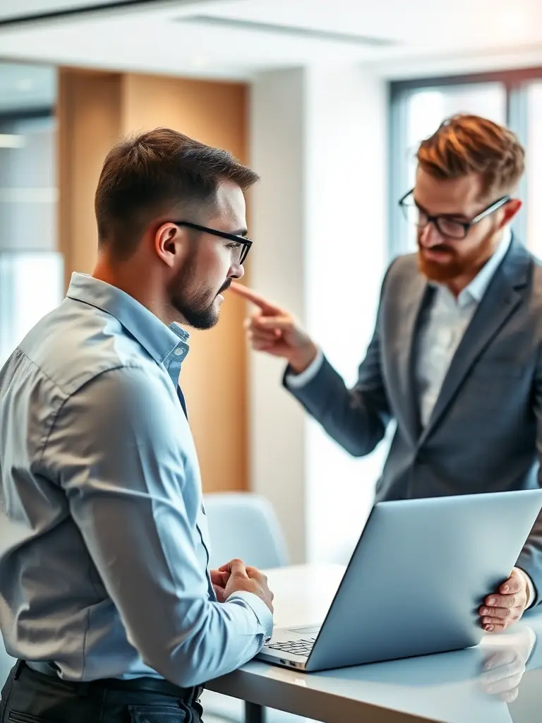 A consultant reviewing financial data with a client, discussing insights and strategies for financial improvement, emphasizing financial advisory.